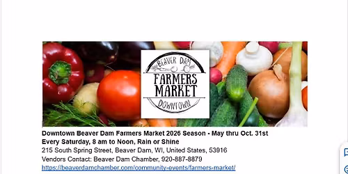 Downtown Beaver Dam Farmers Market