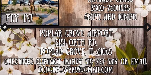 Weakend Antique Tractor Pull August 23rd- Poplar Grove Airport
