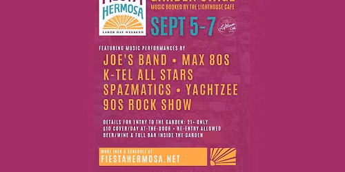 Fiesta Hermosa Labor Day GARDEN STAGE