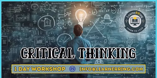 Critical Thinking Skills 1 Day Workshop |College Station, TX