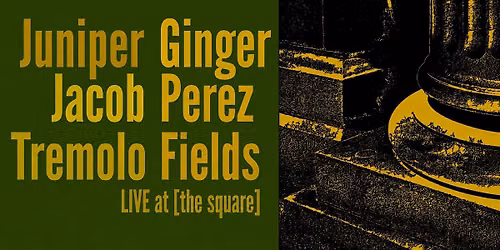 Juniper Ginger, Jacob Perez, and Tremolo Fields LIVE at [the square]