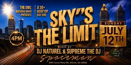 SKY\u2019s THE LIMIT - ROOFTOP DAY PARTY at SPACEMAN