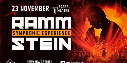 Rammstein Symphonic Experience at Zabeel Theatre in Dubai