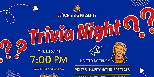 Trivia Night at Se\u00f1or Sisig