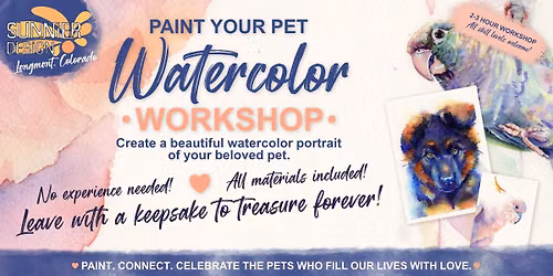 Paint Your Pet: A Watercolor Workshop