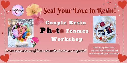 Couple Resin Photo Table Decor