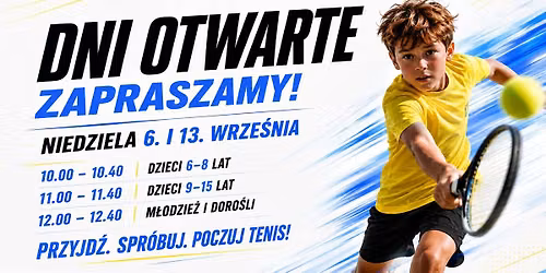 🎾 DNI OTWARTE W AKADEMII POWER!TENIS 🎾