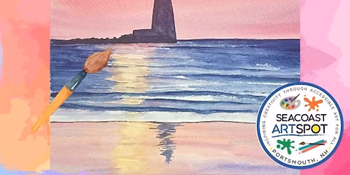 Watercolor Workshop: Whaleback lighthouse! $42