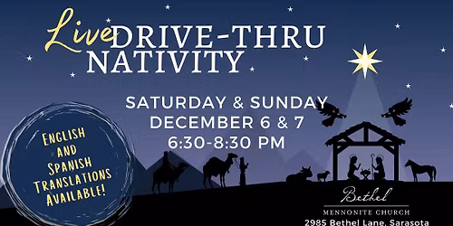 Live Drive Thru Nativity