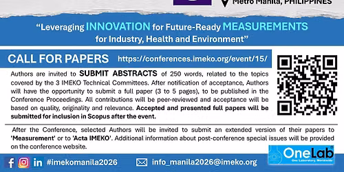 IMEKO TC8, TC11, TC24 Joint Conference Manila 2026
