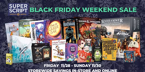 Black Friday Weekend Sale