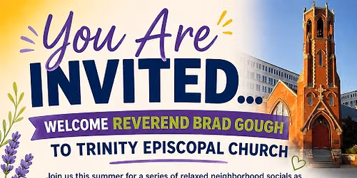 Welcome Reverend Brad Gough Socials on Thursday's