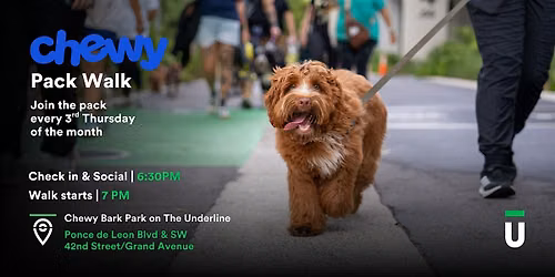 Chewy Pack Walk on The Underline