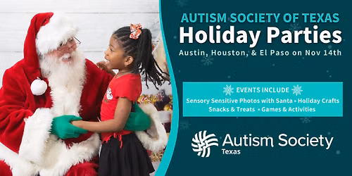 Houston AST Holiday Party with Sensory Sensitive Santa