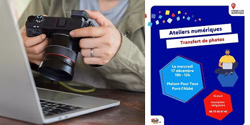 Atelier num\u00e9rique transfert de photos