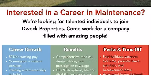 Maintenance Technician Hiring Event