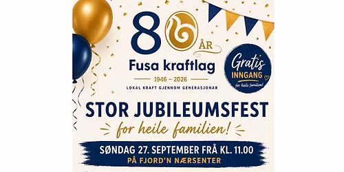 Fusa Kraftlag 80 \u00e5r