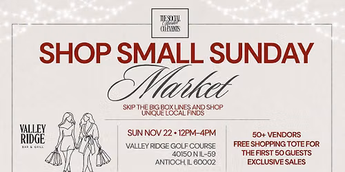 Shop Small Sunday Market