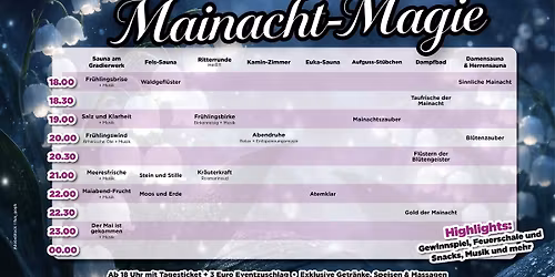 \ud83c\udf38\ud83c\udf0c Saunanacht \u2013 Mainacht-Magie \ud83c\udf0c\ud83c\udf38