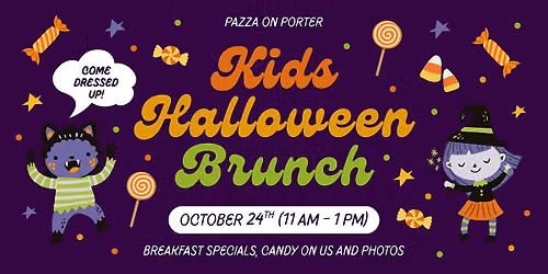 KID'S HALLOWEEN BRUNCH AT PAZZA
