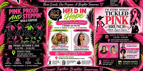 The Incredible Hope Foundation: Tickled Pink Weekend