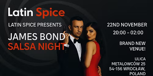 Latin Spice James Bond Salsa Night 