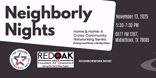 Neighborly Nights W\/ Red Oak @ Tiverton