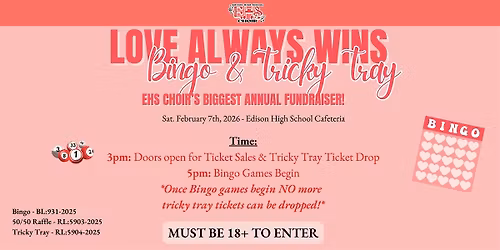 EHS Choir - Bingo and Tricky Tray