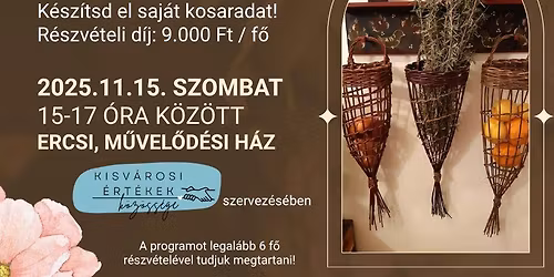 Kos\u00e1rfon\u00f3 workshop Palkovics Be\u00e1val