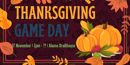 Thanksgiving Game Day