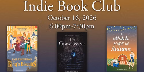 October Indie Book Club!