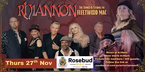 Rhiannon - The Songs and Stories of Fleetwood Mac return to the Rosebud RSL