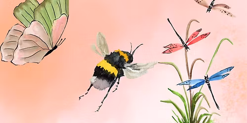 Watercolour Workshop - Bees, Butterflies & Dragonflies