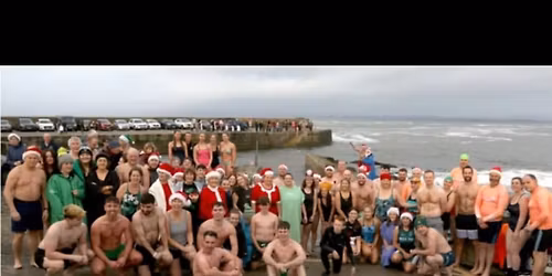 Creevy Pier Christmas Day swim 2025