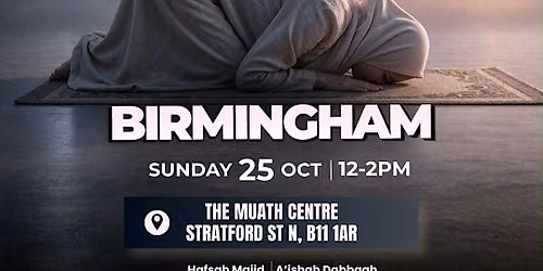 REDISCOVER SALAH \u2728 BIRMINGHAM \u2014 SISTERS ONLY EVENT