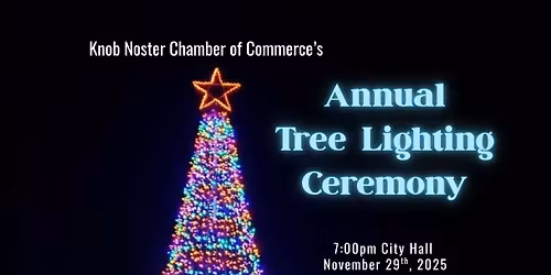 Knob Noster Chamber's Annual Tree Lighting