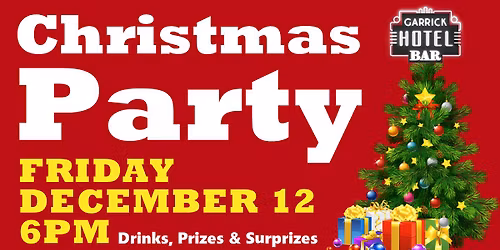 Our Christmas Party - Fri, Dec 12