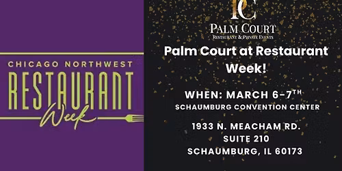 Palm Court at Restaurant Week