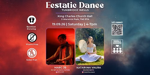 Ecstatic Dance Tunbridge Wells - 19.09.2026