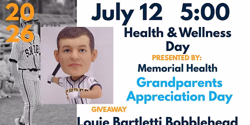Louie Bartletti Bobblehead Giveaway, Health and Wellness Day & Grandparents Appreciation Day