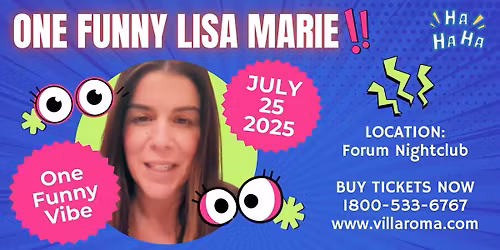 One Funny Lisa Marie at Off the Hook Comedy Club