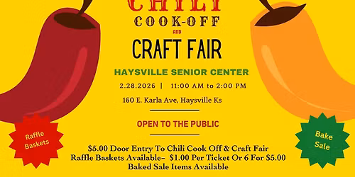 6th Annual Chili Cook Off & Craft Fair