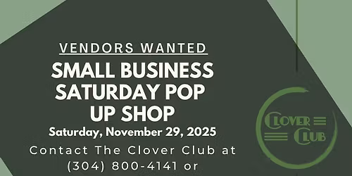 Small Business Saturday Pop-Up Shop