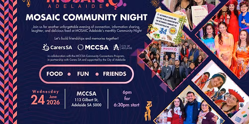 MOSAIC Community Night | Vietnamese Community in South Australia - June 2026