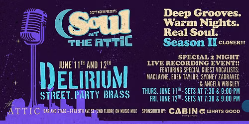 Delirium Street Party Brass two night live recording with special guests