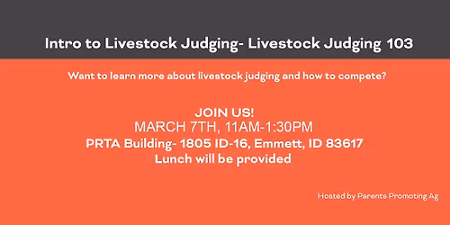 Livestock Judging 103