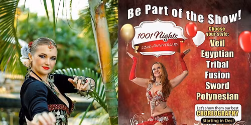 Tribal Fusion Choreography | Sat 1-2pm | Dec 20-Feb 28 | Hip Expressions