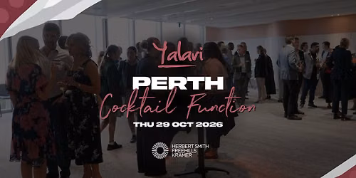 Yalari 2026 Perth Cocktail Function - Supporting Future Pathways