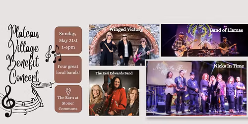 Plateau Village Benefit Concert at The Barn at Stoner Commons