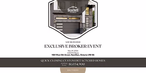 Scarlett Homes Broker Event